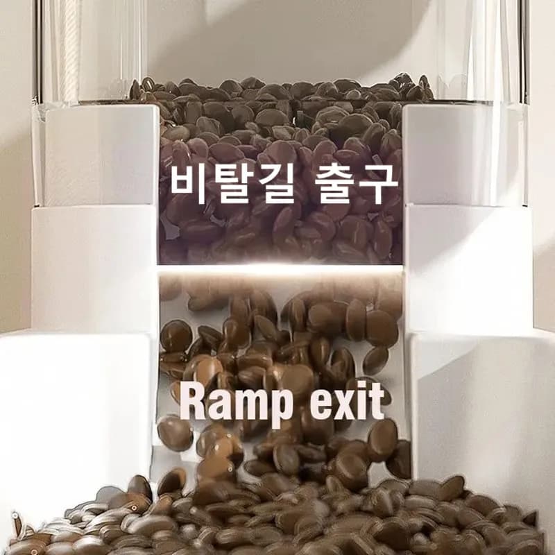 Przezroczysty karmnik grawitacyjny z poidełkiem, duża pojemność 🐾