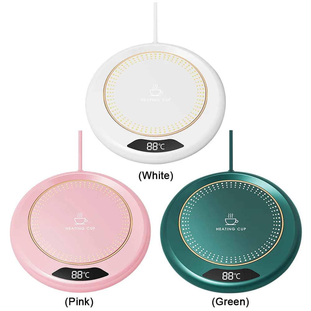 Przenośny elektryczny podgrzewacz kubka, 3 temperatury ☕