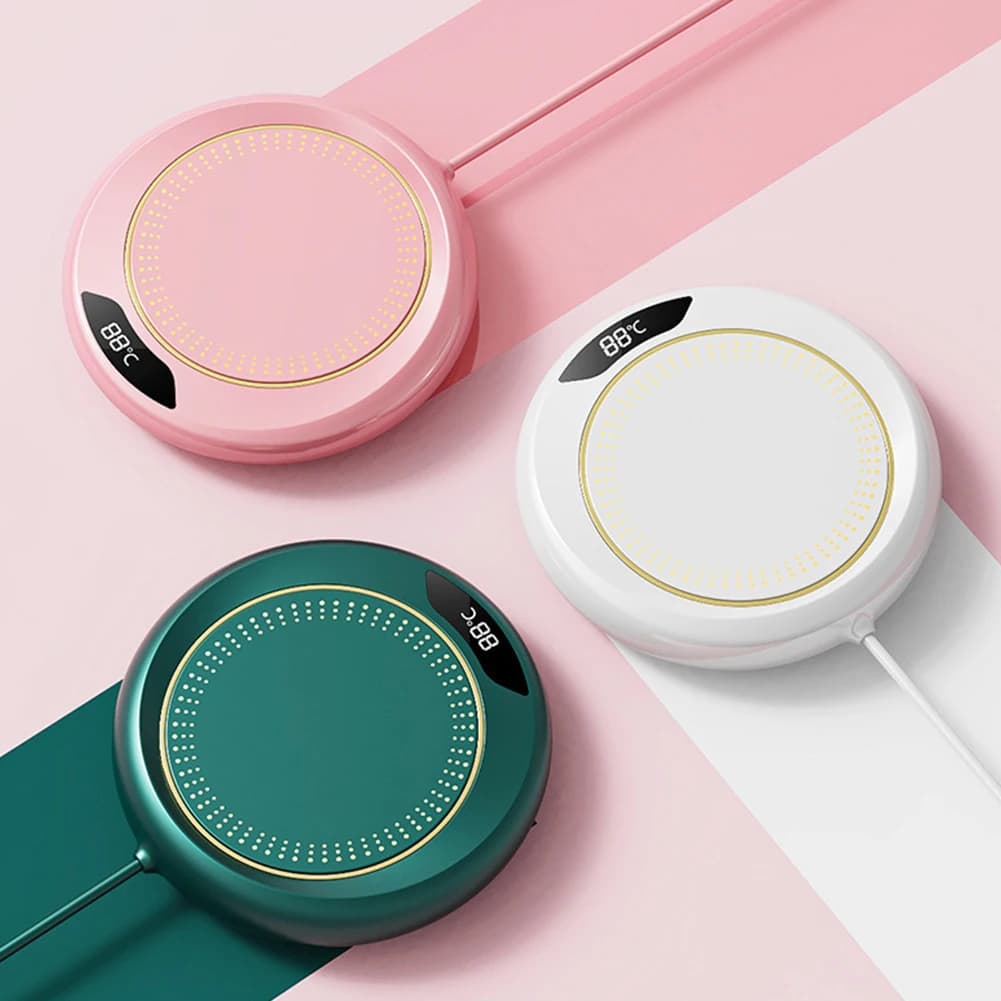 Przenośny elektryczny podgrzewacz kubka, 3 temperatury ☕