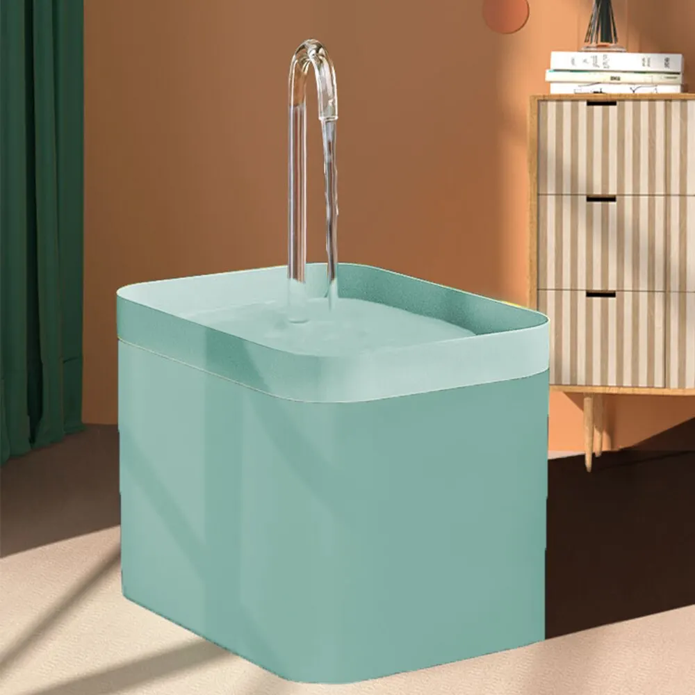 Cicha elektryczna fontanna dla kotów 1.5L filtrująca 🐱